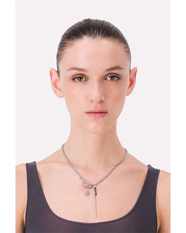 EVIE NECKLACE -SILVER-