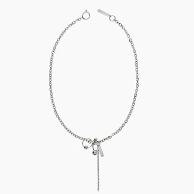 EVIE NECKLACE -SILVER-