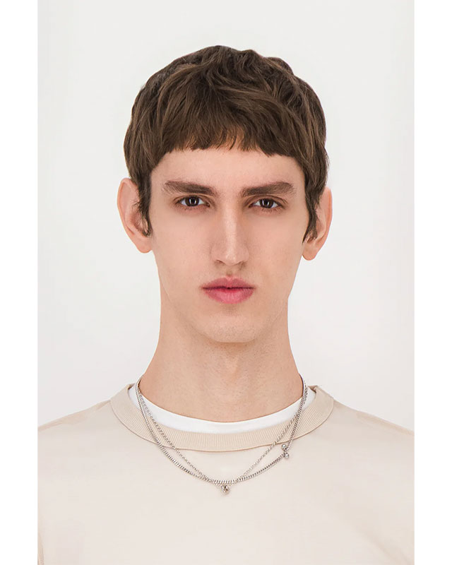 GEORGIE NECKLACE -SILVER-