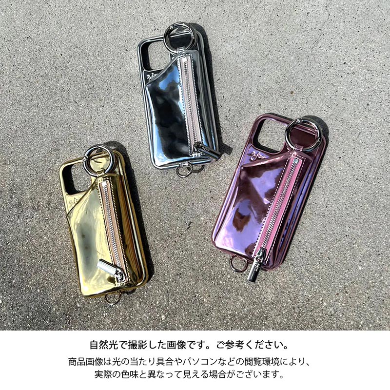 【iPhone13 対応】HOLIDAY GLOW CADENAS ZIPPHONE CASE -SLIVER-