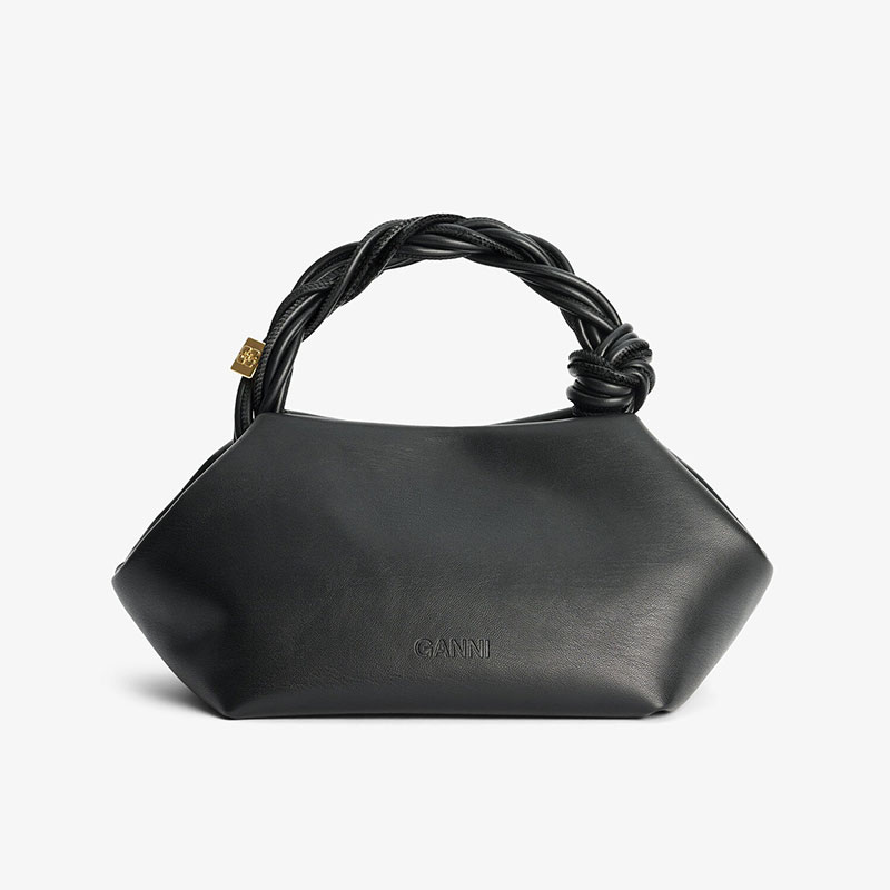 GANNI BOU BAG SMALL -BLACK-