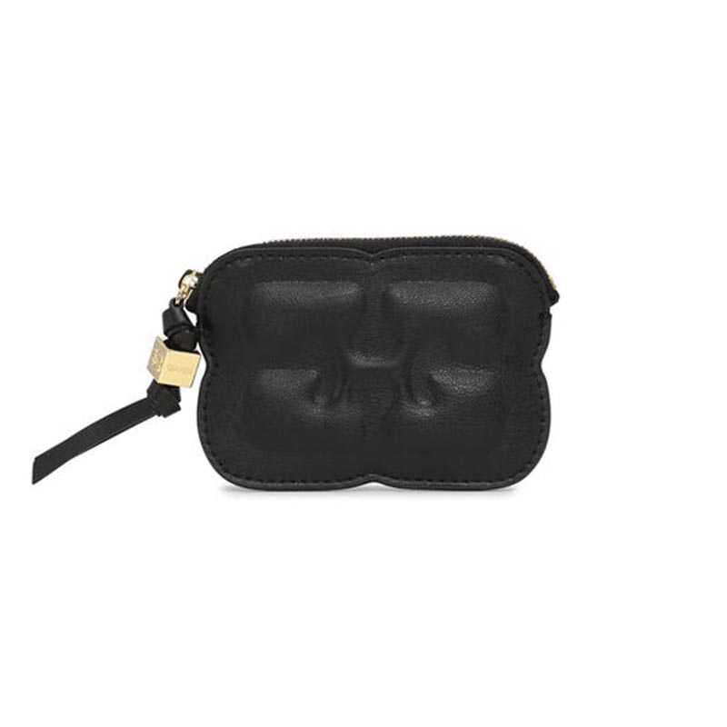 BOU COMPACT ZIPPED WALLET -2.COLOR-(BLACK)