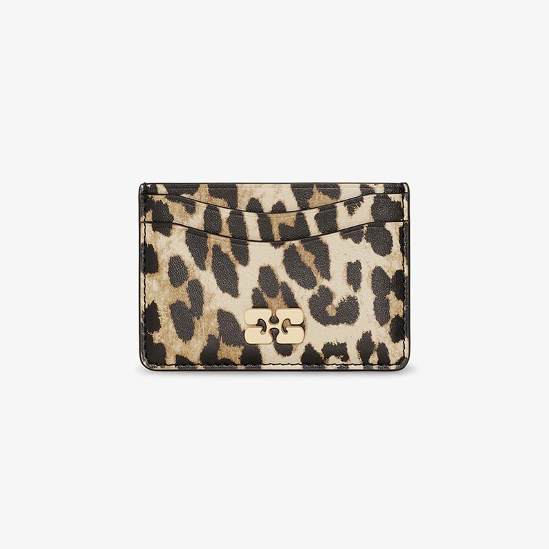 GANNI BOU CARD HOLDER -5.COLOR-(LEOPARD)