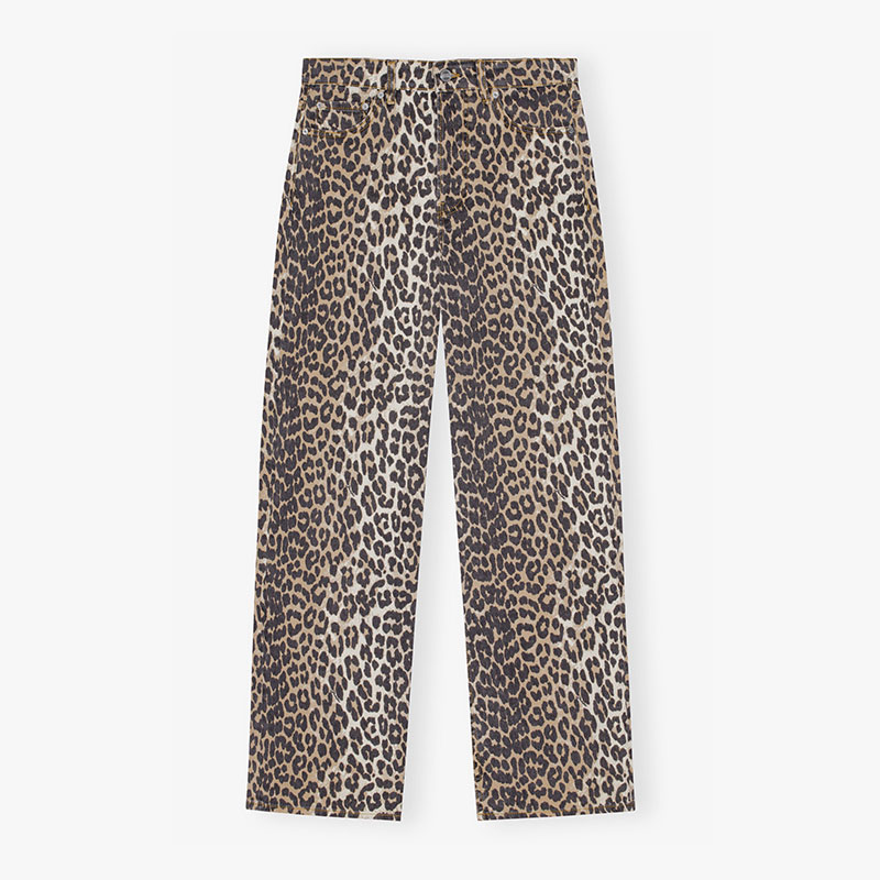 PRINT DENIM LZEY -LEOPARD-