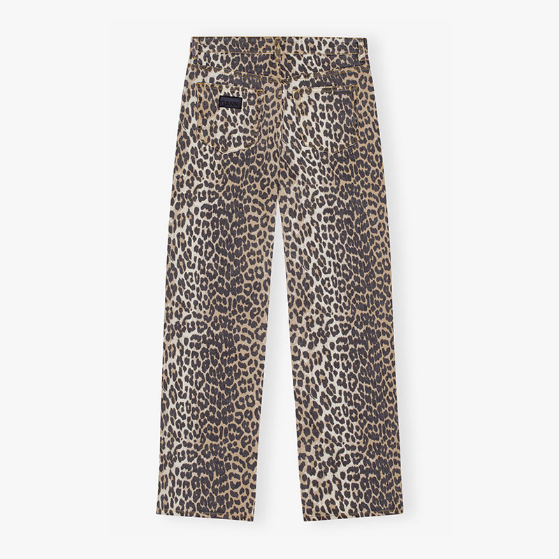 PRINT DENIM LZEY -LEOPARD-