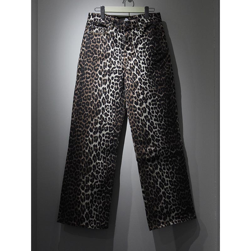 PRINT DENIM LZEY -LEOPARD-