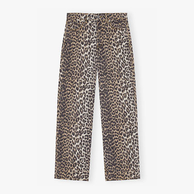 PRINT DENIM LZEY -LEOPARD-