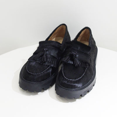 PONY LOAFER -BLACK-