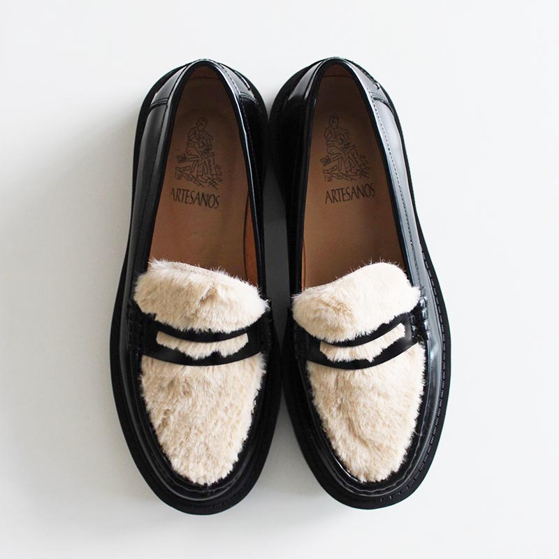 FUR LOAFER -BEIGE-