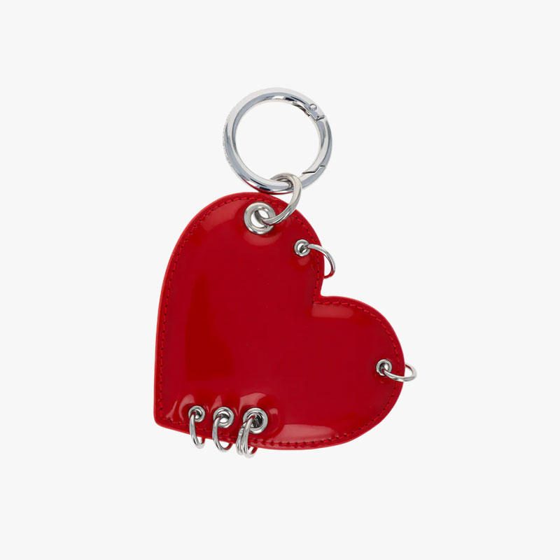 HEART NAPPA KEY -2.COLOR-(RED)