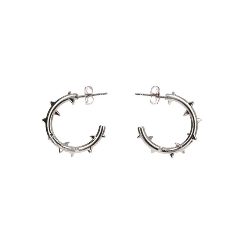 HIRSCHY EARRINGS -SILVER-