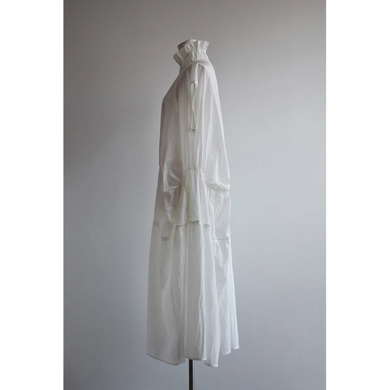 KIKI SLEEVELESS DRESS -WHITE-