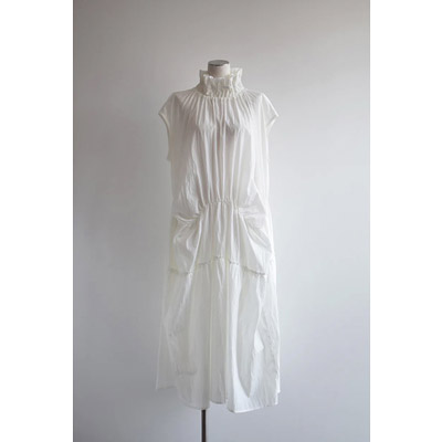 KIKI SLEEVELESS DRESS -WHITE-