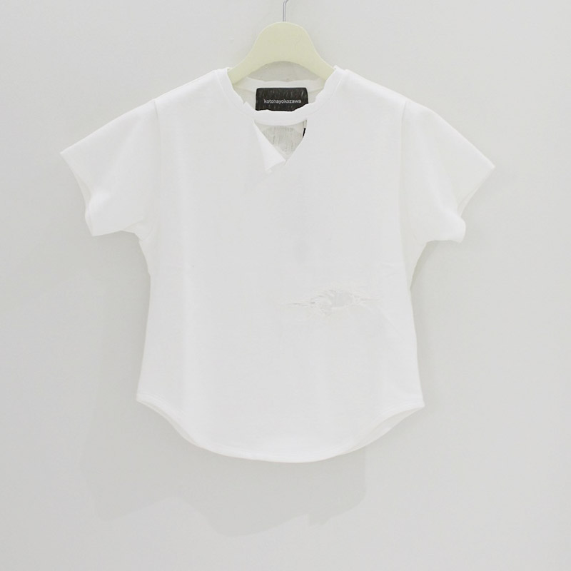 TORN TEE -2.COLOR-(WHITE)