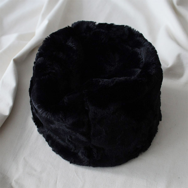 LOW LAMPSHADE HAT -BLACK- | IN ONLINE STORE