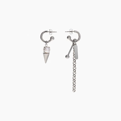 LUCY EARRINGS -SILVER-