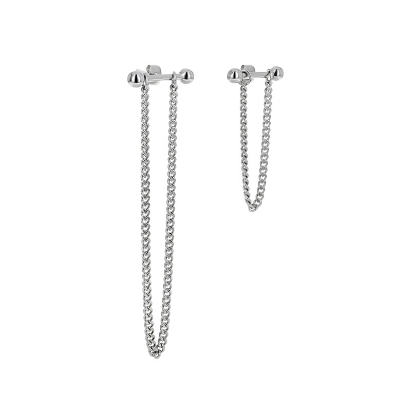 MOODY EARRINGS -SILVER-