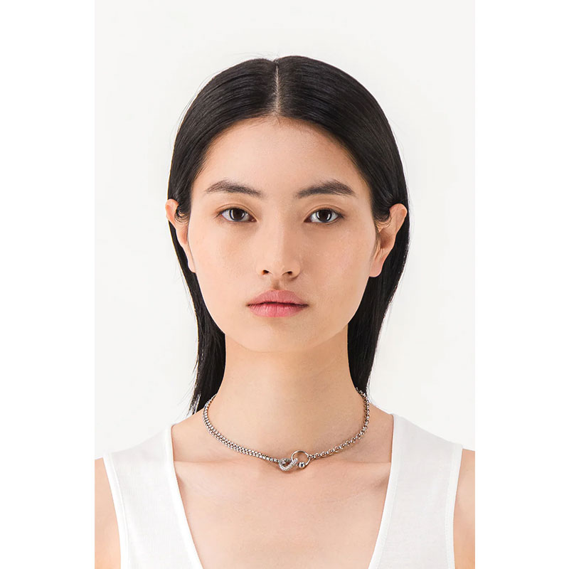 PAIGE CHOKER -SILVER-