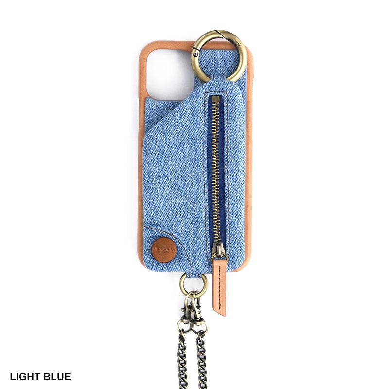 【iPhone15 対応】AJEW DENIM CASE SHOULDER -2.COLOR-