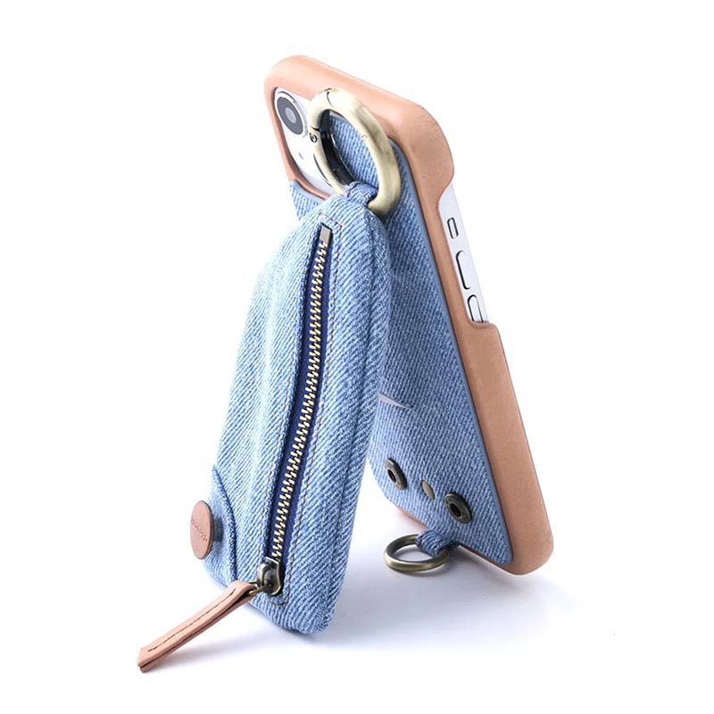 【iPhone15 対応】AJEW DENIM CASE SHOULDER -2.COLOR-