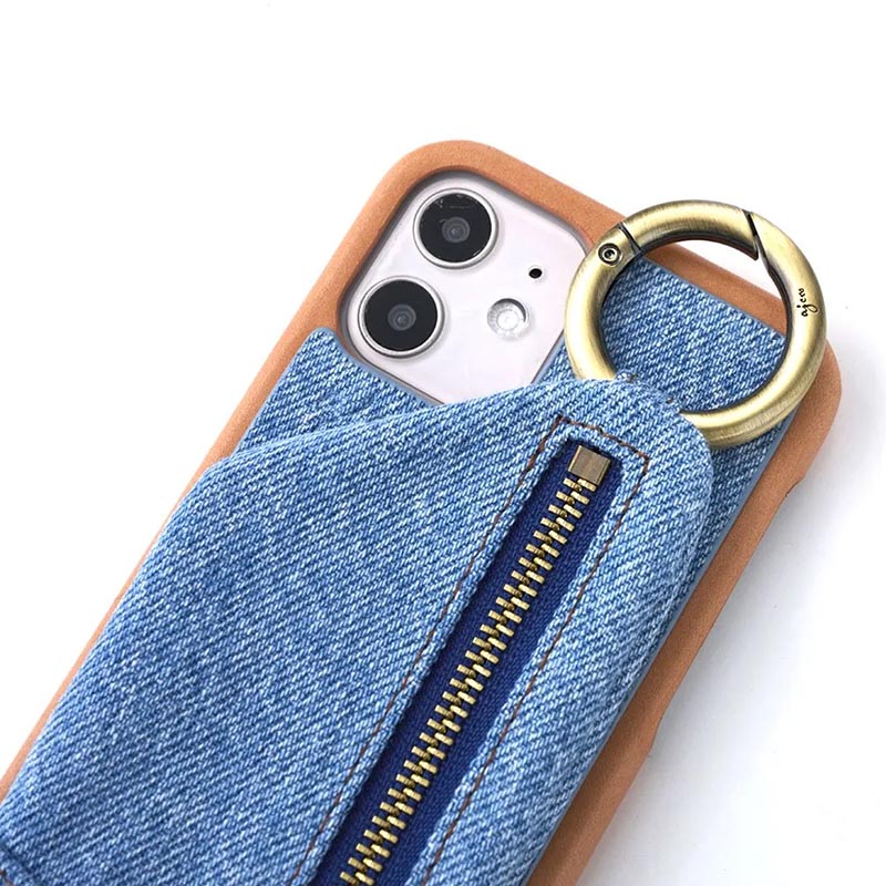 【iPhone15 対応】AJEW DENIM CASE SHOULDER -2.COLOR-