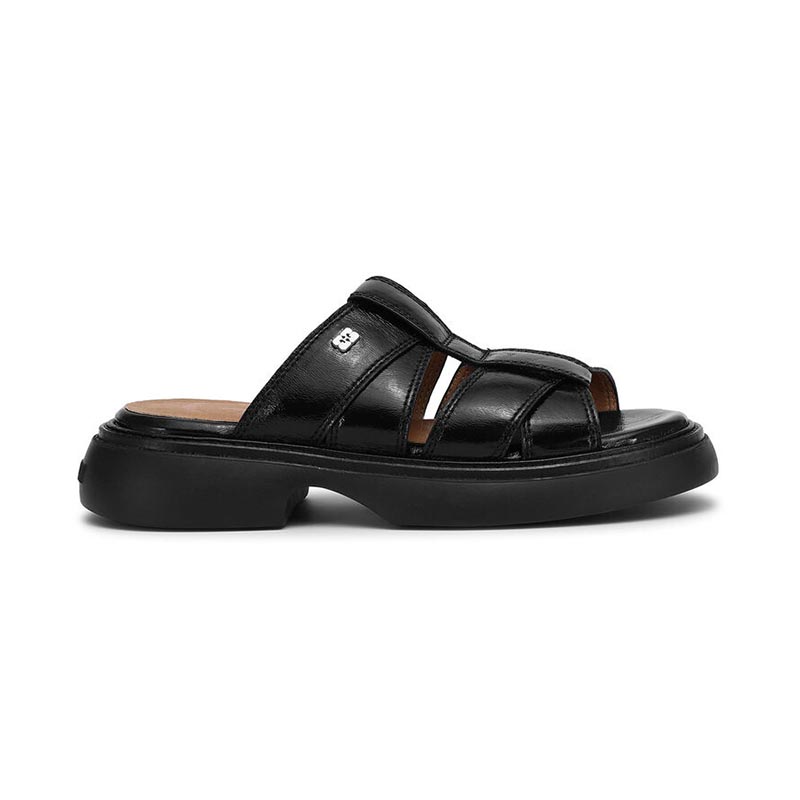 EVERYDAY MULE SANDAL NAPLACK -BLACK-