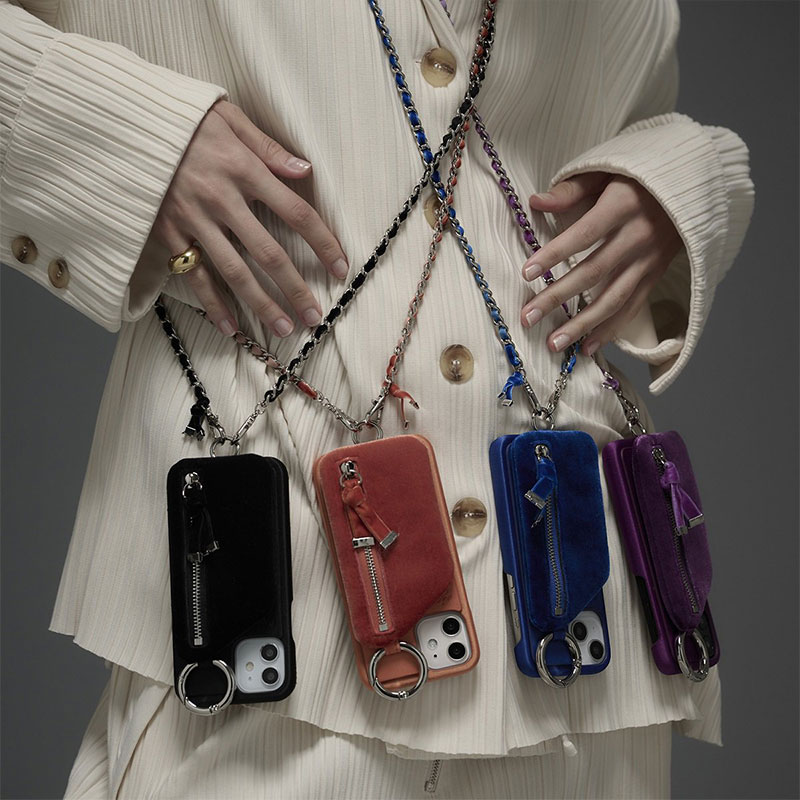 【iPhone13 対応】SATIN DRESS CASE -4.COLOR-