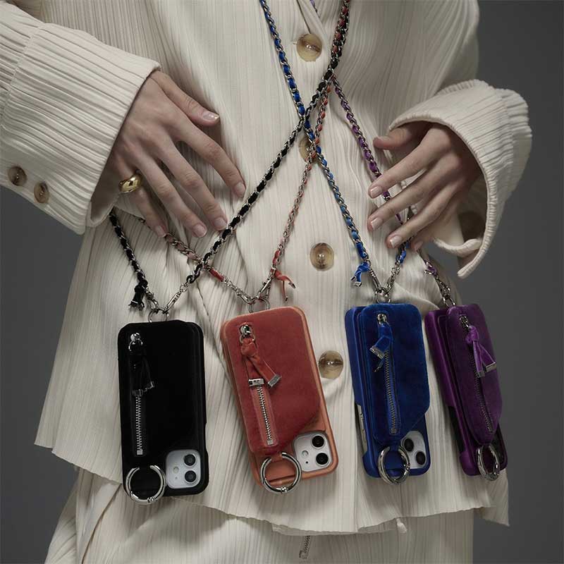 【iPhone14Pro 対応】SATIN DRESS CASE -4.COLOR-