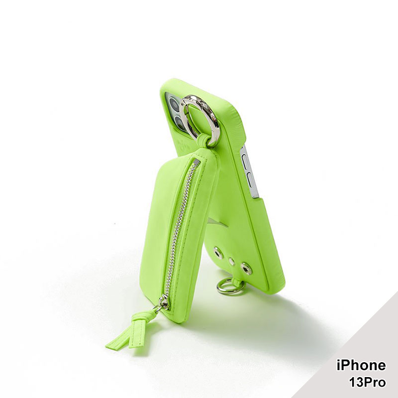 【iPhone13Pro 対応】SATIN DRESS CASE NYLON -4.COLOR-