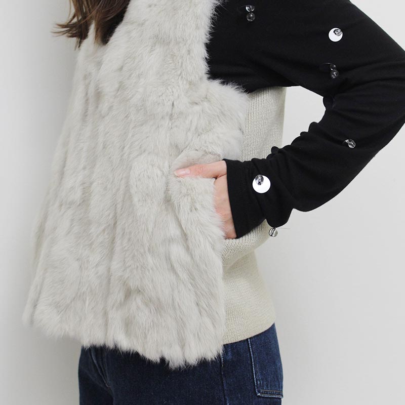 FUR VEST -2.COLOR-