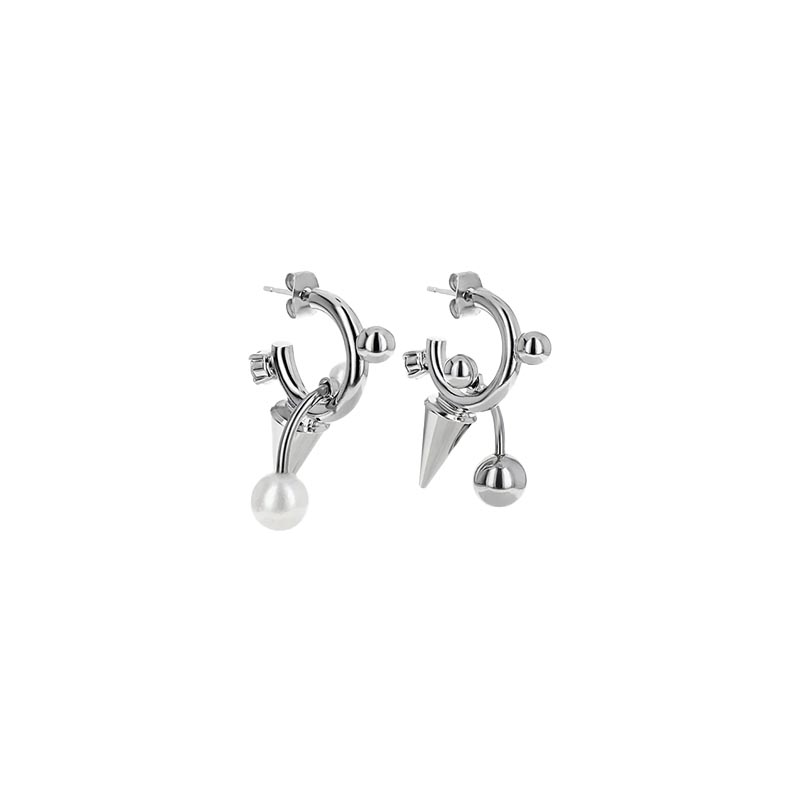 TABBY EARRING -SILVER-