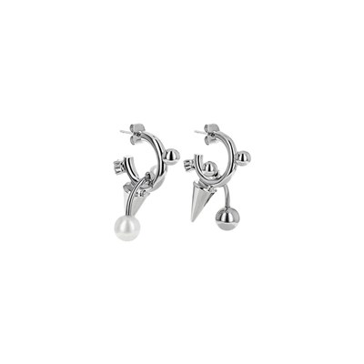 TABBY EARRING -SILVER-