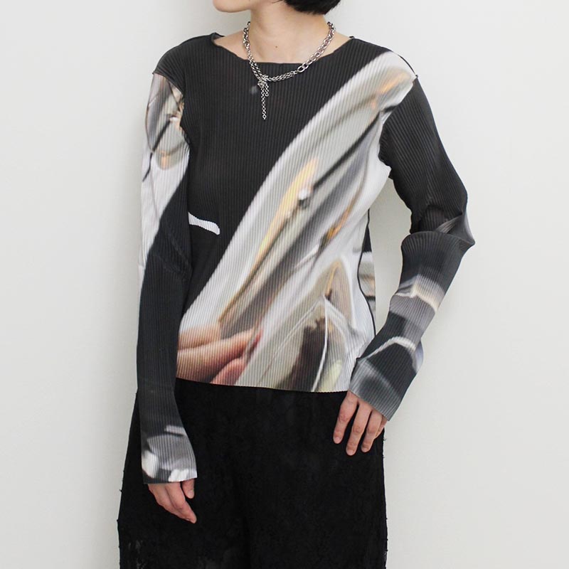 GRAPHIC WAVE TOP -2.COLOR-