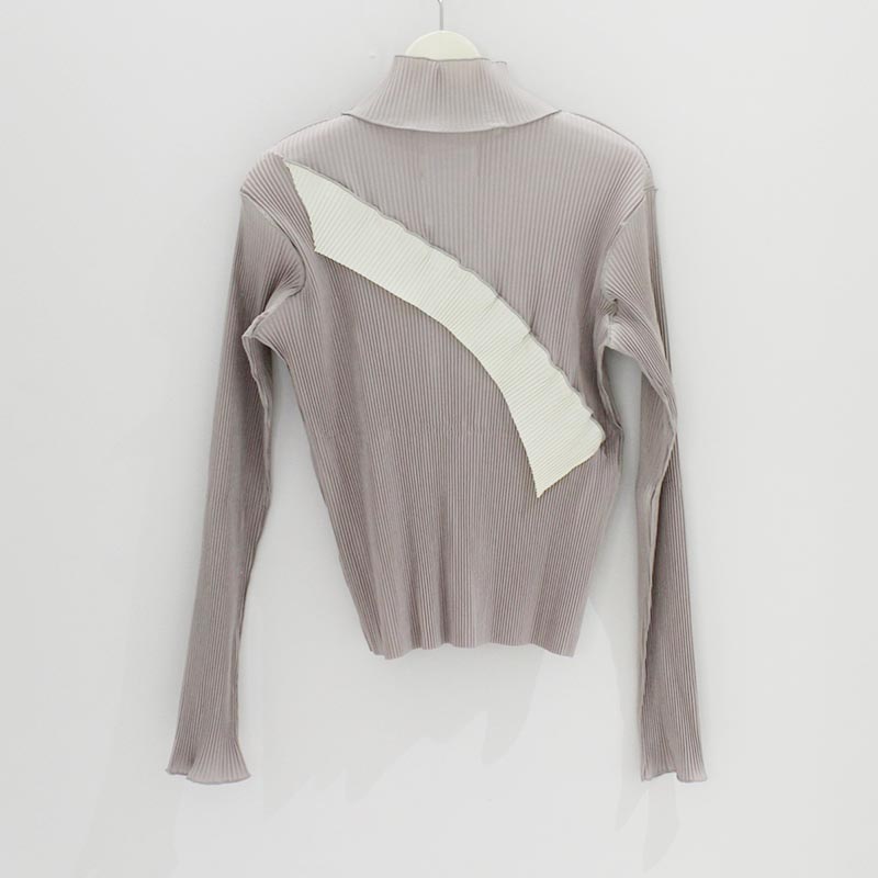 TODO WAVE LONG-SLEEVE TOP HIGH NECK -3.COLOR-