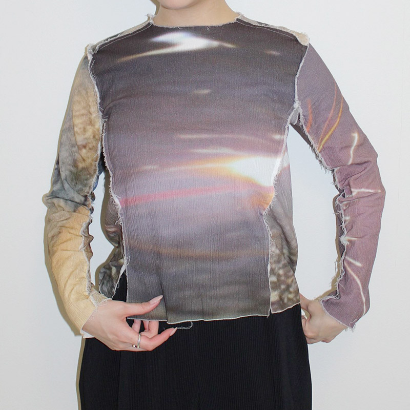 GRAPHIC YORYU LONG SLEEVE TOP -2.COLOR-