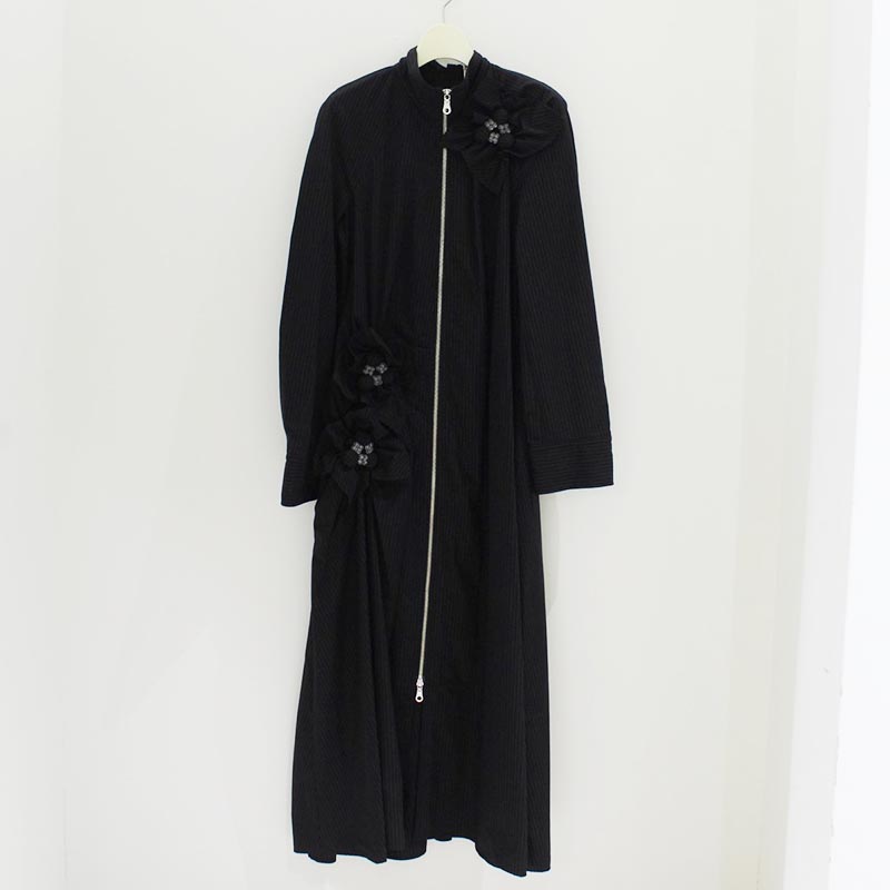 MASON SHIRT DRESS -BLACK-