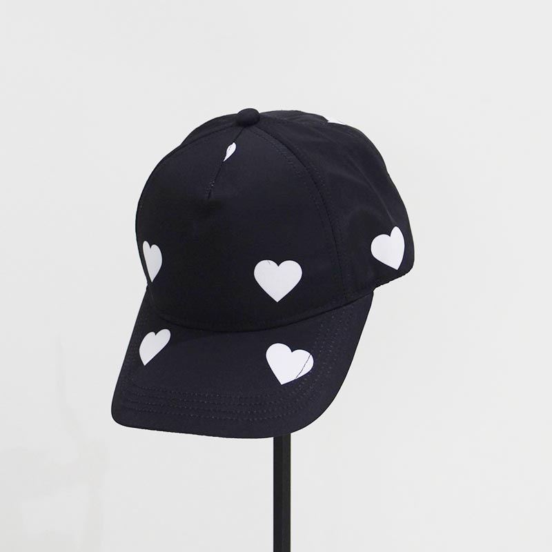 BASEBALL CAP -BLACK/WHITE-