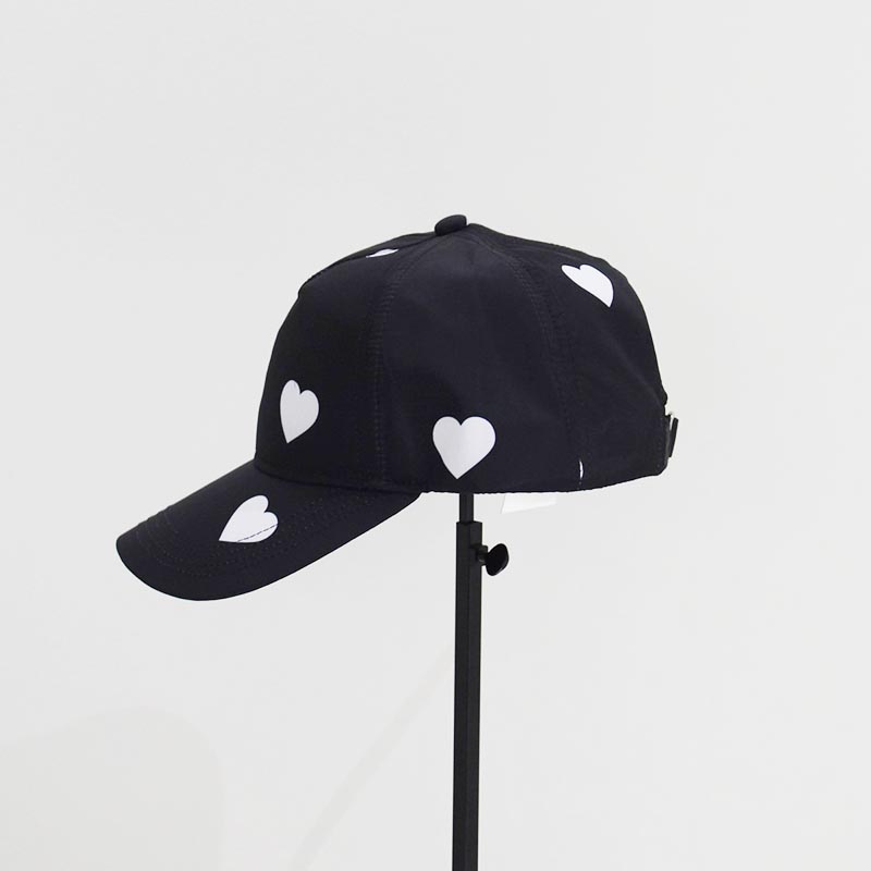 BASEBALL CAP -BLACK/WHITE-