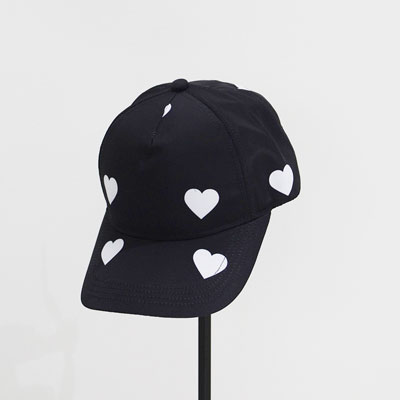 BASEBALL CAP -BLACK/WHITE-