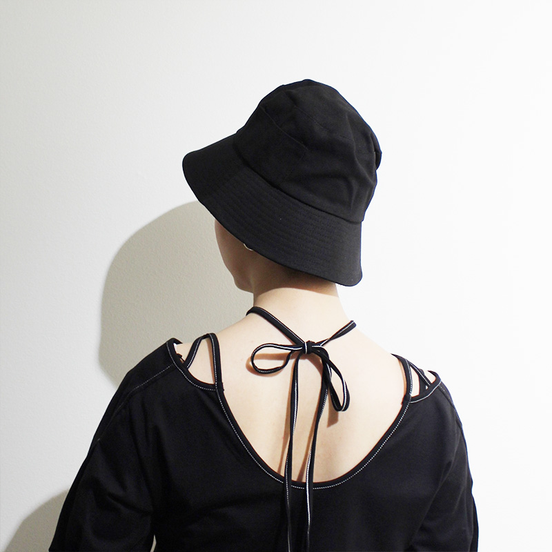 WAVE BUCKET HAT -BLACK- | IN ONLINE STORE